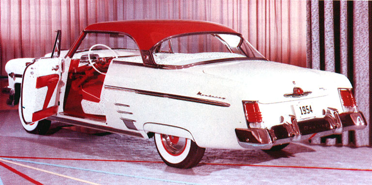 1954 Mercury Monterey Carnival Coupe Concept Car With Sparkle Interior